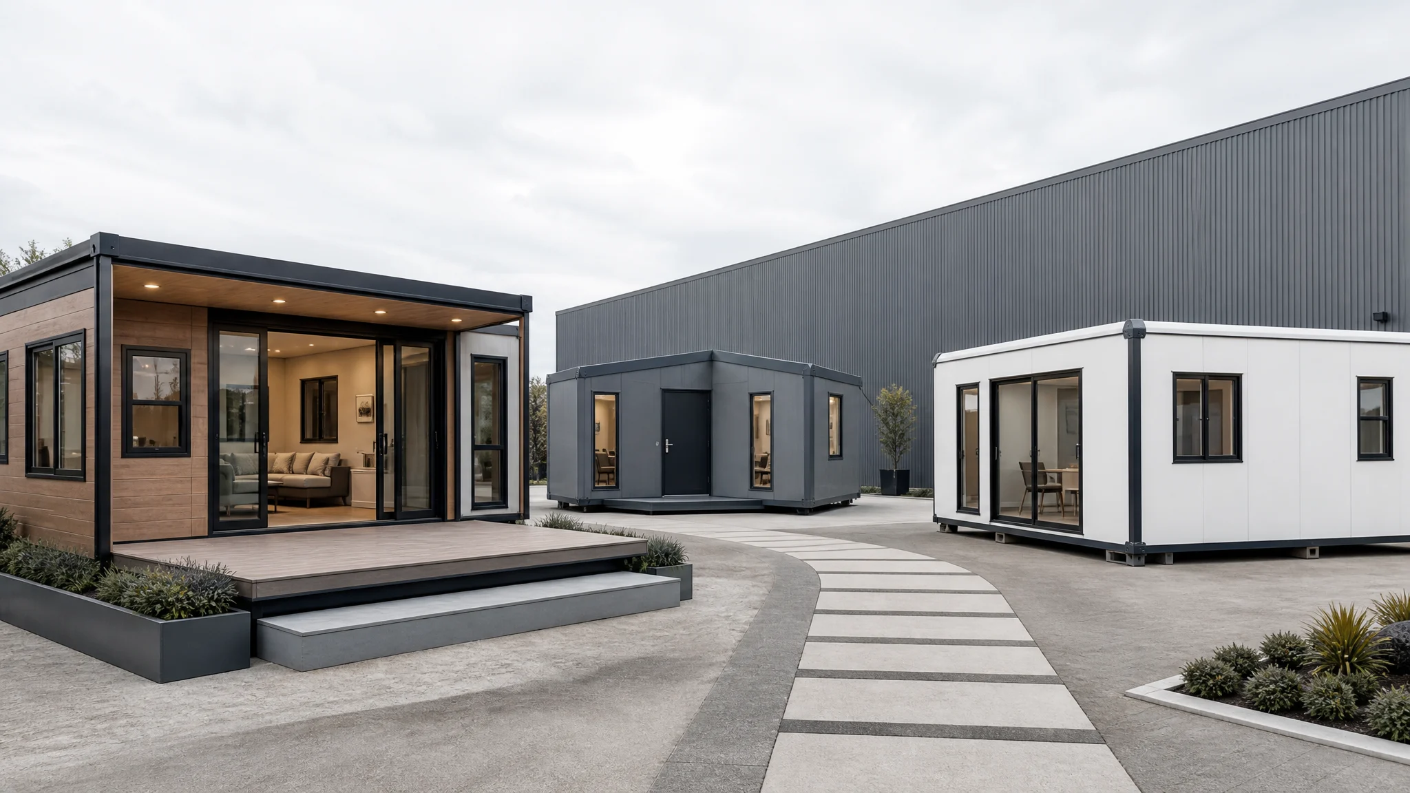 Solar energy-saving modular house visualization