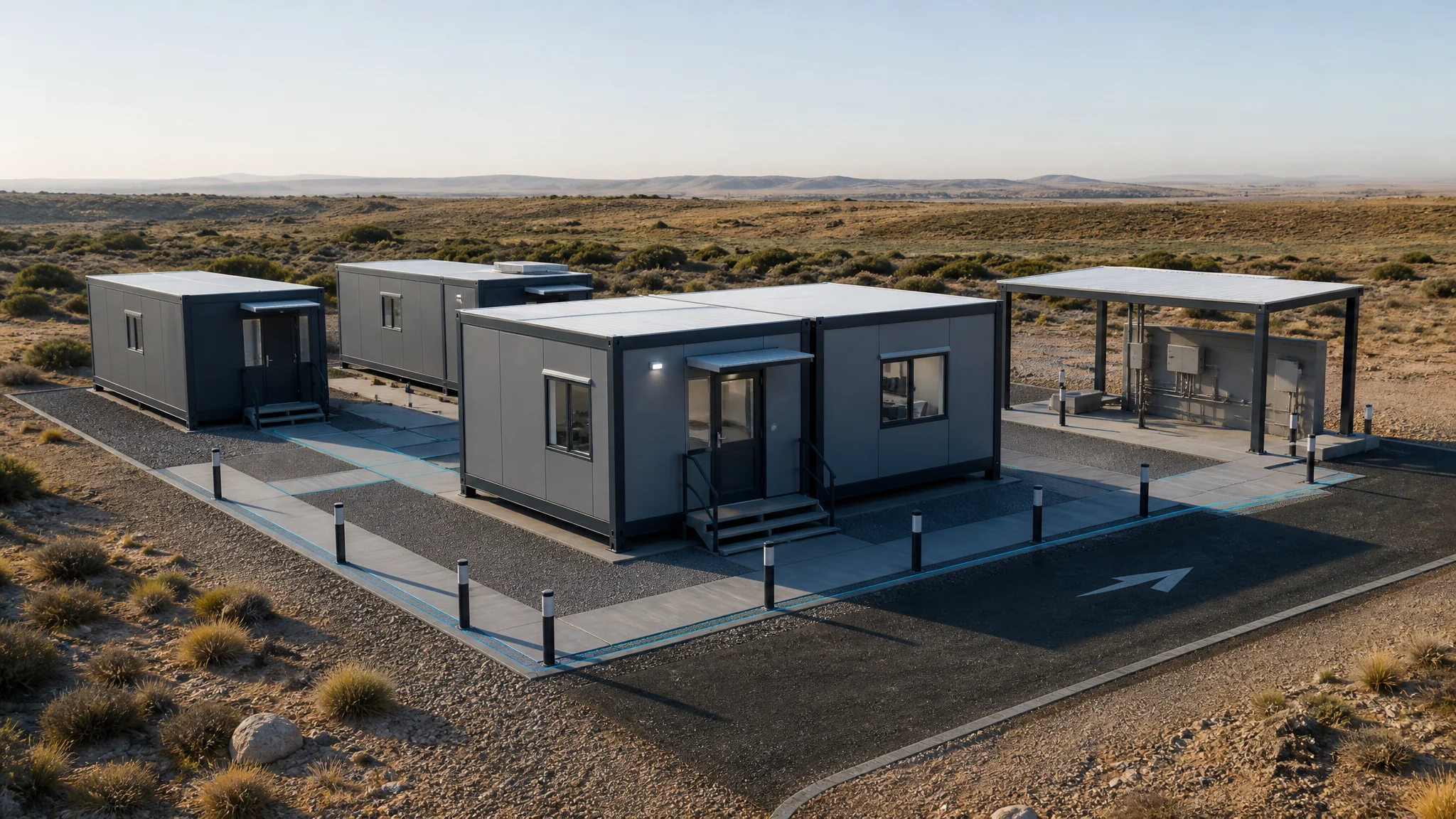 Modular Dormitory and office visualization